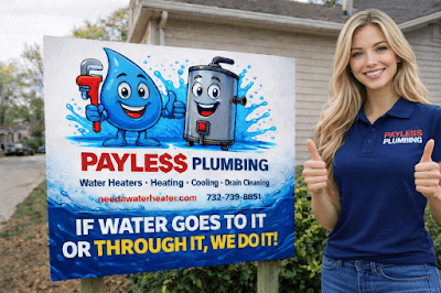 PAYLESS Plumbing/ Water Heaters AC/Heating sewer drain cleaning llc