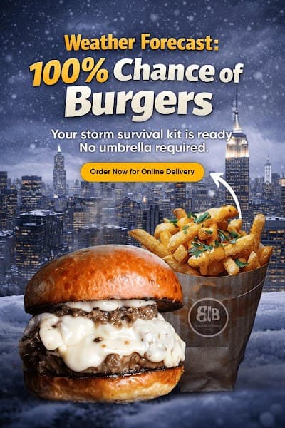 Black Iron Burger Theater District | Hamburger restaurant Bar photo 3